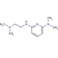 63763-89-3 2-N-[2-(dimethylamino)ethyl]-6-N,6-N-dimethylpyridine-2,6-diamine chemical structure