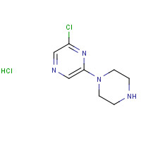 67250-10-6 2-chloro-6-piperazin-1-ylpyrazine;hydrochloride chemical structure