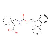 882847-19-0 2-[1-[(9H-fluoren-9-ylmethoxycarbonylamino)methyl]cyclohexyl]acetic acid chemical structure