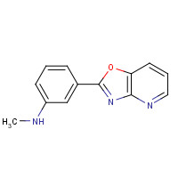 52334-47-1 N-methyl-3-([1,3]oxazolo[4,5-b]pyridin-2-yl)aniline chemical structure