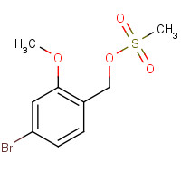 1539311-14-2 (4-bromo-2-methoxyphenyl)methyl methanesulfonate chemical structure
