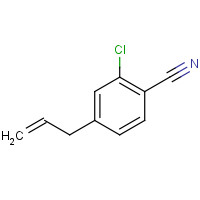 1374573-05-3 2-chloro-4-prop-2-enylbenzonitrile chemical structure