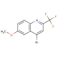 18706-38-2 4-bromo-6-methoxy-2-(trifluoromethyl)quinoline chemical structure