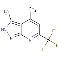 832740-69-9 4-methyl-6-(trifluoromethyl)-2H-pyrazolo[3,4-b]pyridin-3-amine chemical structure