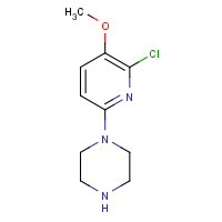 1384193-14-9 1-(6-chloro-5-methoxypyridin-2-yl)piperazine chemical structure