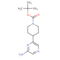 1426921-56-3 tert-butyl 4-(6-aminopyrazin-2-yl)piperidine-1-carboxylate chemical structure