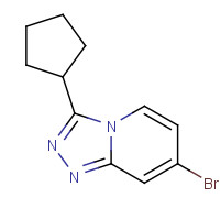1021923-47-6 7-bromo-3-cyclopentyl-[1,2,4]triazolo[4,3-a]pyridine chemical structure