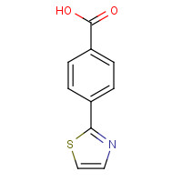 266369-49-7 4-(1,3-thiazol-2-yl)benzoic acid chemical structure