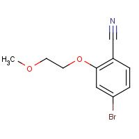 1364487-15-9 4-bromo-2-(2-methoxyethoxy)benzonitrile chemical structure
