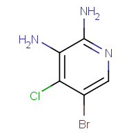 1131604-99-3 5-bromo-4-chloropyridine-2,3-diamine chemical structure
