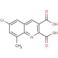 948289-44-9 6-chloro-8-methylquinoline-2,3-dicarboxylic acid chemical structure
