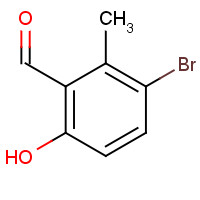 137644-94-1 3-bromo-6-hydroxy-2-methylbenzaldehyde chemical structure