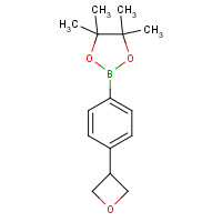 1402565-88-1 4,4,5,5-tetramethyl-2-[4-(oxetan-3-yl)phenyl]-1,3,2-dioxaborolane chemical structure