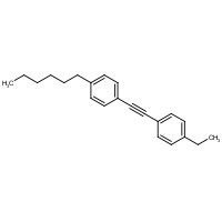 117923-34-9 1-ethyl-4-[2-(4-hexylphenyl)ethynyl]benzene chemical structure