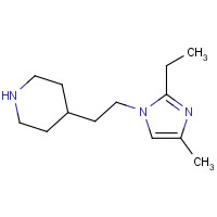 1263387-90-1 4-[2-(2-ethyl-4-methylimidazol-1-yl)ethyl]piperidine chemical structure