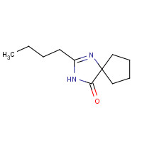 138402-05-8 2-butyl-1,3-diazaspiro[4.4]non-1-en-4-one chemical structure