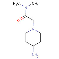 882562-49-4 2-(4-aminopiperidin-1-yl)-N,N-dimethylacetamide chemical structure