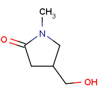 59887-20-6 4-(hydroxymethyl)-1-methylpyrrolidin-2-one chemical structure