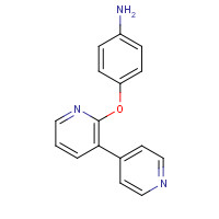 1227176-84-2 4-(3-pyridin-4-ylpyridin-2-yl)oxyaniline chemical structure