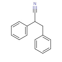 3333-14-0 2,3-diphenylpropanenitrile chemical structure