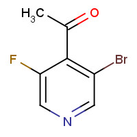1308669-76-2 1-(3-bromo-5-fluoropyridin-4-yl)ethanone chemical structure
