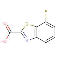 479028-68-7 7-fluoro-1,3-benzothiazole-2-carboxylic acid chemical structure