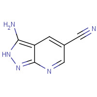267413-11-6 3-amino-2H-pyrazolo[3,4-b]pyridine-5-carbonitrile chemical structure
