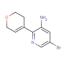 1259441-40-1 5-bromo-2-(3,6-dihydro-2H-pyran-4-yl)pyridin-3-amine chemical structure