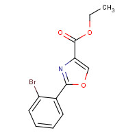 885274-67-9 ethyl 2-(2-bromophenyl)-1,3-oxazole-4-carboxylate chemical structure