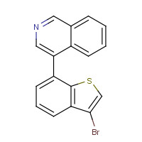 1428882-27-2 4-(3-bromo-1-benzothiophen-7-yl)isoquinoline chemical structure