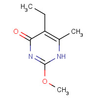 55996-09-3 5-ethyl-2-methoxy-6-methyl-1H-pyrimidin-4-one chemical structure