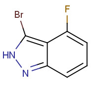 885521-60-8 3-bromo-4-fluoro-2H-indazole chemical structure