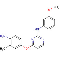 853299-37-3 4-(4-amino-3-methylphenoxy)-N-(3-methoxyphenyl)pyrimidin-2-amine chemical structure