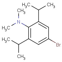 930781-28-5 4-bromo-N,N-dimethyl-2,6-di(propan-2-yl)aniline chemical structure