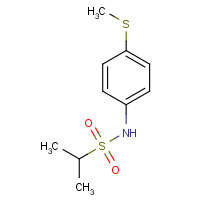 1136810-94-0 N-(4-methylsulfanylphenyl)propane-2-sulfonamide chemical structure