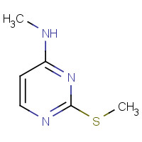 33268-09-6 N-methyl-2-methylsulfanylpyrimidin-4-amine chemical structure