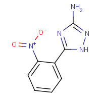 59301-22-3 5-(2-nitrophenyl)-1H-1,2,4-triazol-3-amine chemical structure