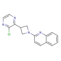 1349873-41-1 2-[3-(3-chloropyrazin-2-yl)azetidin-1-yl]quinoline chemical structure