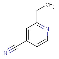 1531-18-6 2-ethylpyridine-4-carbonitrile chemical structure
