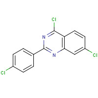 885277-72-5 4,7-dichloro-2-(4-chlorophenyl)quinazoline chemical structure