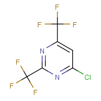 779-86-2 4-chloro-2,6-bis(trifluoromethyl)pyrimidine chemical structure