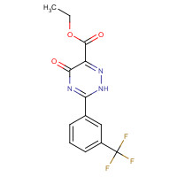 77195-47-2 ethyl 5-oxo-3-[3-(trifluoromethyl)phenyl]-2H-1,2,4-triazine-6-carboxylate chemical structure