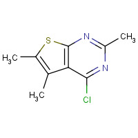 83548-58-7 4-chloro-2,5,6-trimethylthieno[2,3-d]pyrimidine chemical structure