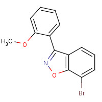 1428881-77-9 7-bromo-3-(2-methoxyphenyl)-1,2-benzoxazole chemical structure