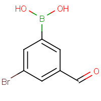 157866-06-3 (3-bromo-5-formylphenyl)boronic acid chemical structure