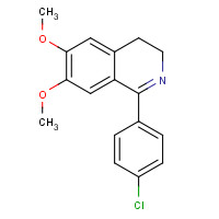 76201-90-6 1-(4-chlorophenyl)-6,7-dimethoxy-3,4-dihydroisoquinoline chemical structure