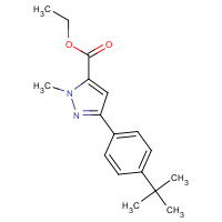 852814-94-9 ethyl 5-(4-tert-butylphenyl)-2-methylpyrazole-3-carboxylate chemical structure