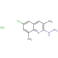 1017360-76-7 (6-chloro-3,8-dimethylquinolin-2-yl)hydrazine;hydrochloride chemical structure