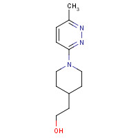 124438-51-3 2-[1-(6-methylpyridazin-3-yl)piperidin-4-yl]ethanol chemical structure