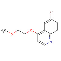 1355583-06-0 6-bromo-4-(2-methoxyethoxy)quinoline chemical structure